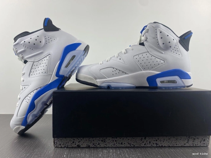 Cheap 6 (2014) Blue Jordan Retro Sport Air 384664-107 0807